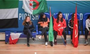 ISF WORLD SCHOOLS CHAMPIONSHIP CROSS-COUNTRY 2018  flag barier