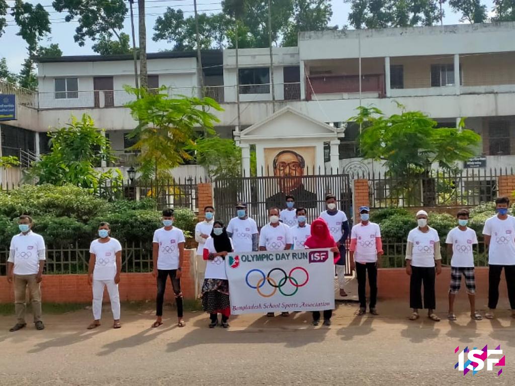 Bangladesh School Sports Association join the Olympic Day 2021 Celebrations