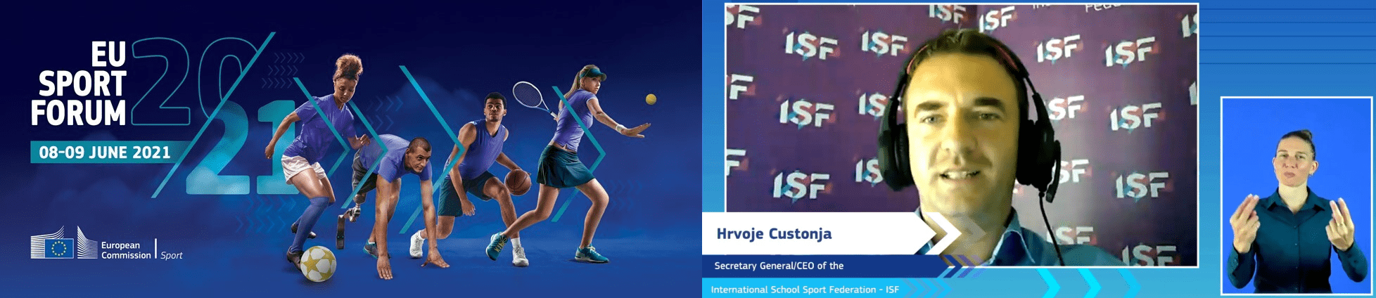 ISF Participate in 2021 Online EU Sport Forum