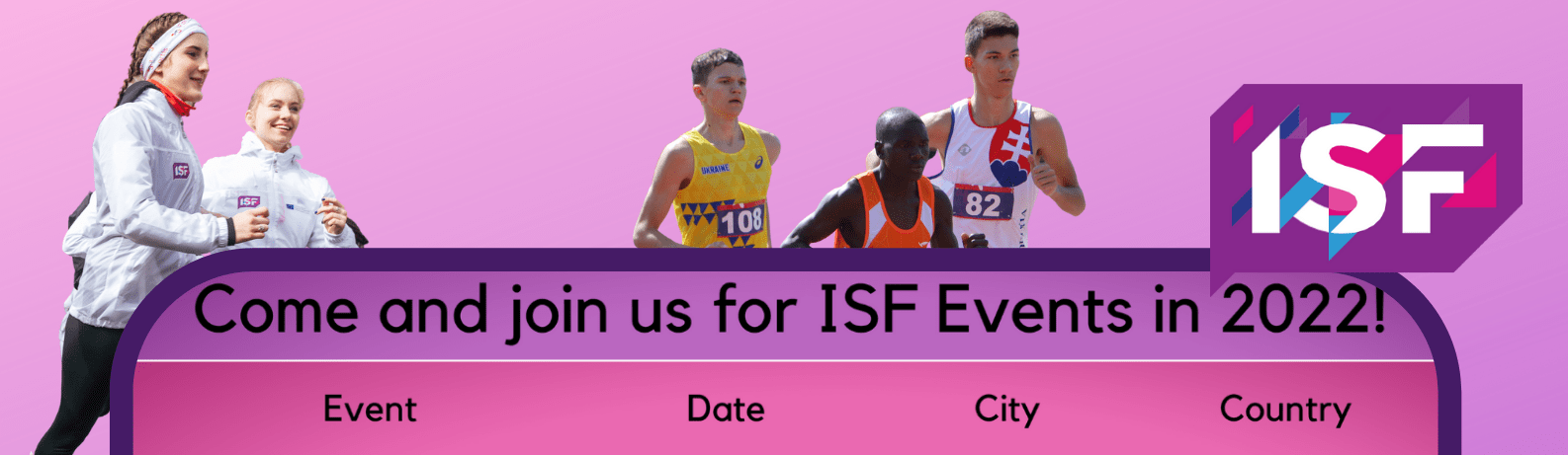 Join us for ISF Events in 2022!