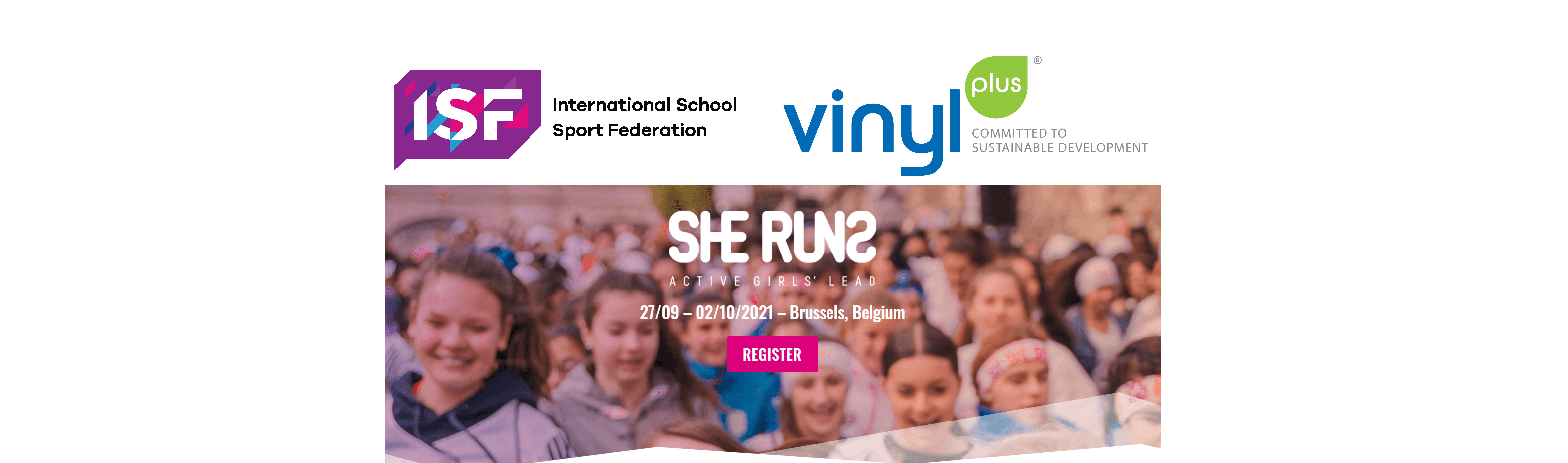 ISF and VinylPlus Partnership Through She Runs-Active Girls' Lead