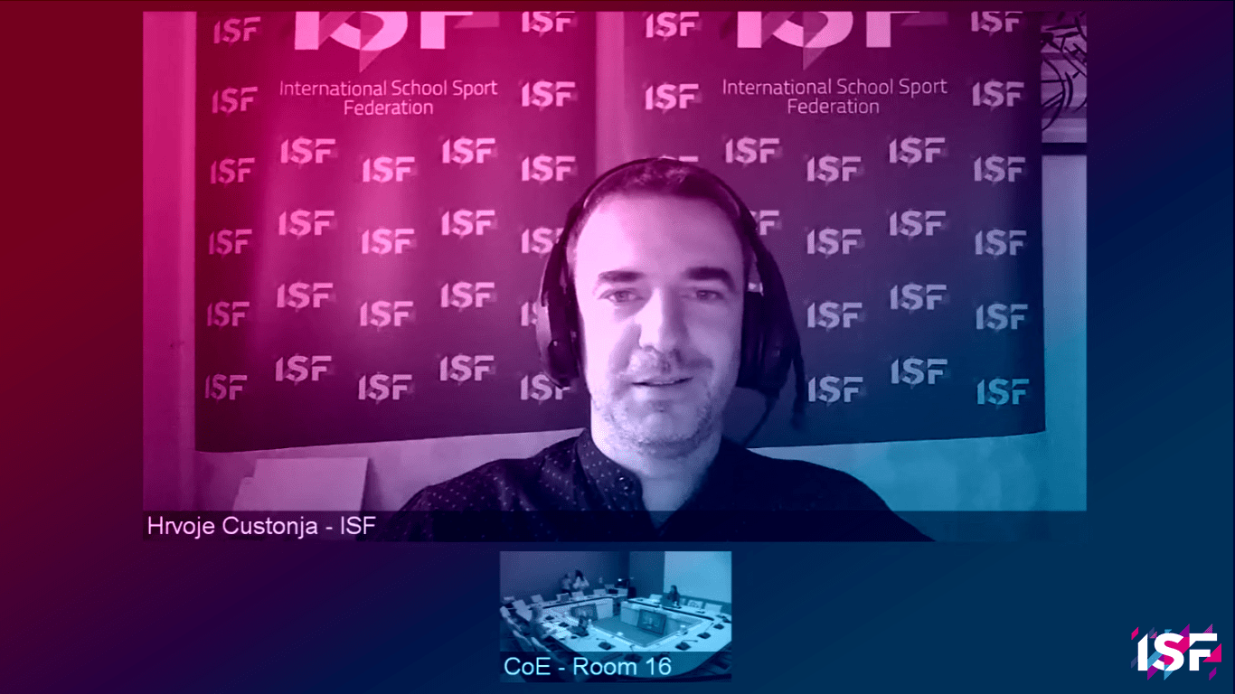 Topic of School Sport Tackled in Council of Europe Webinar